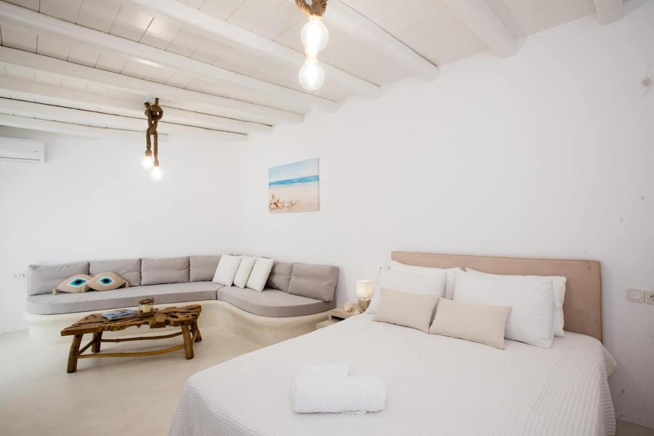 Ferienwohnung Gorgeous Studio In Cycladic Architecture Overlooking The Aegean Houlakia  Exterior foto