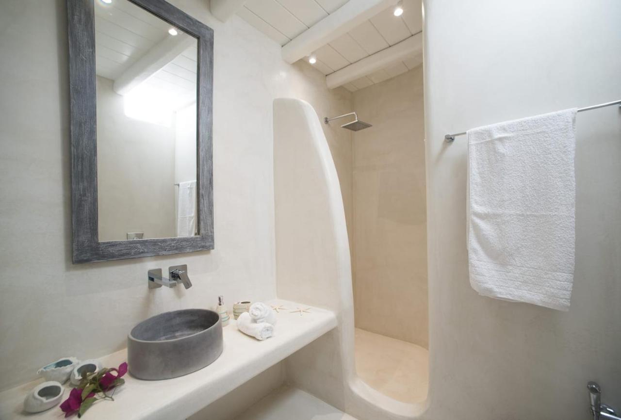Ferienwohnung Gorgeous Studio In Cycladic Architecture Overlooking The Aegean Houlakia  Exterior foto